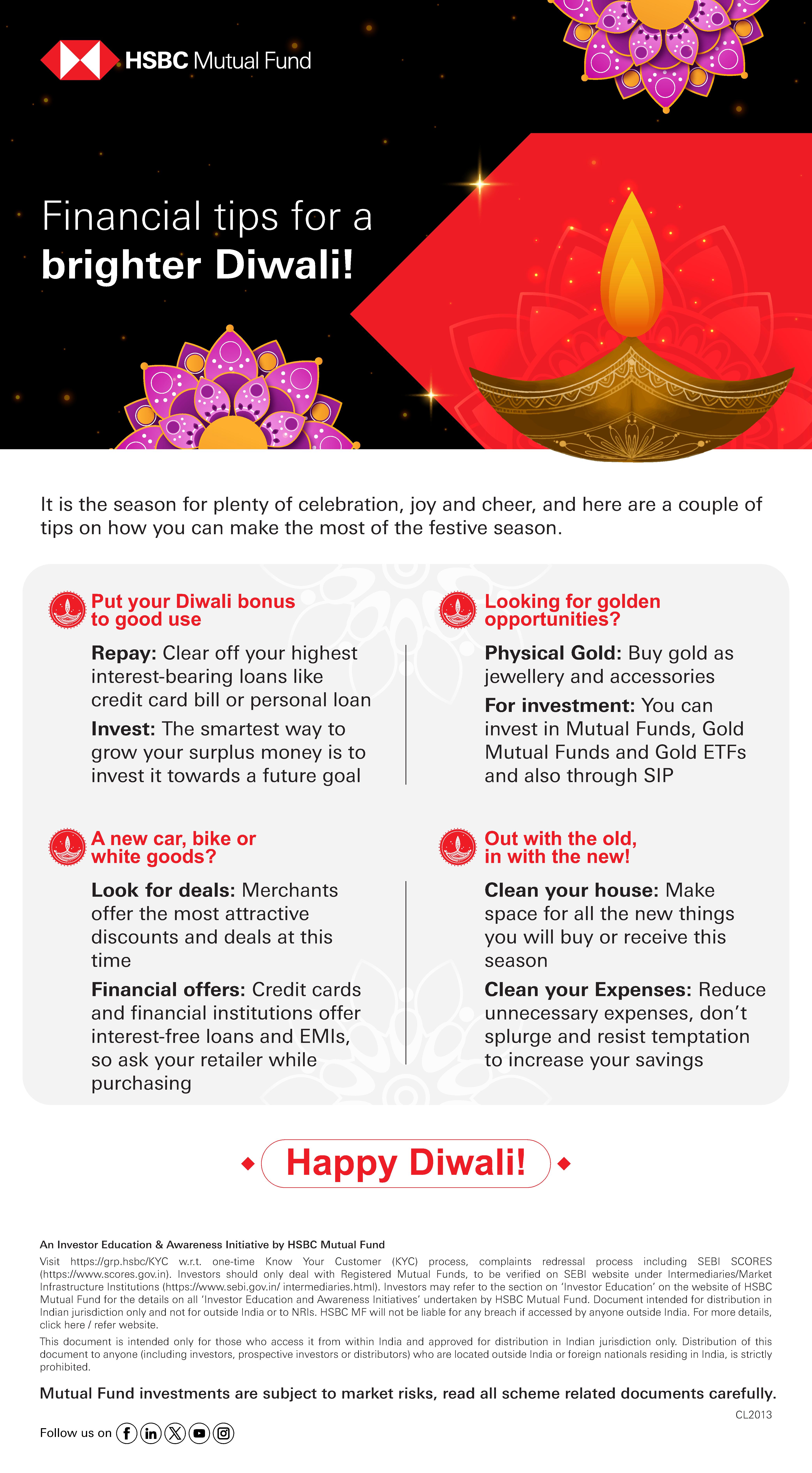 Financial Tips for a Brighter Diwali!