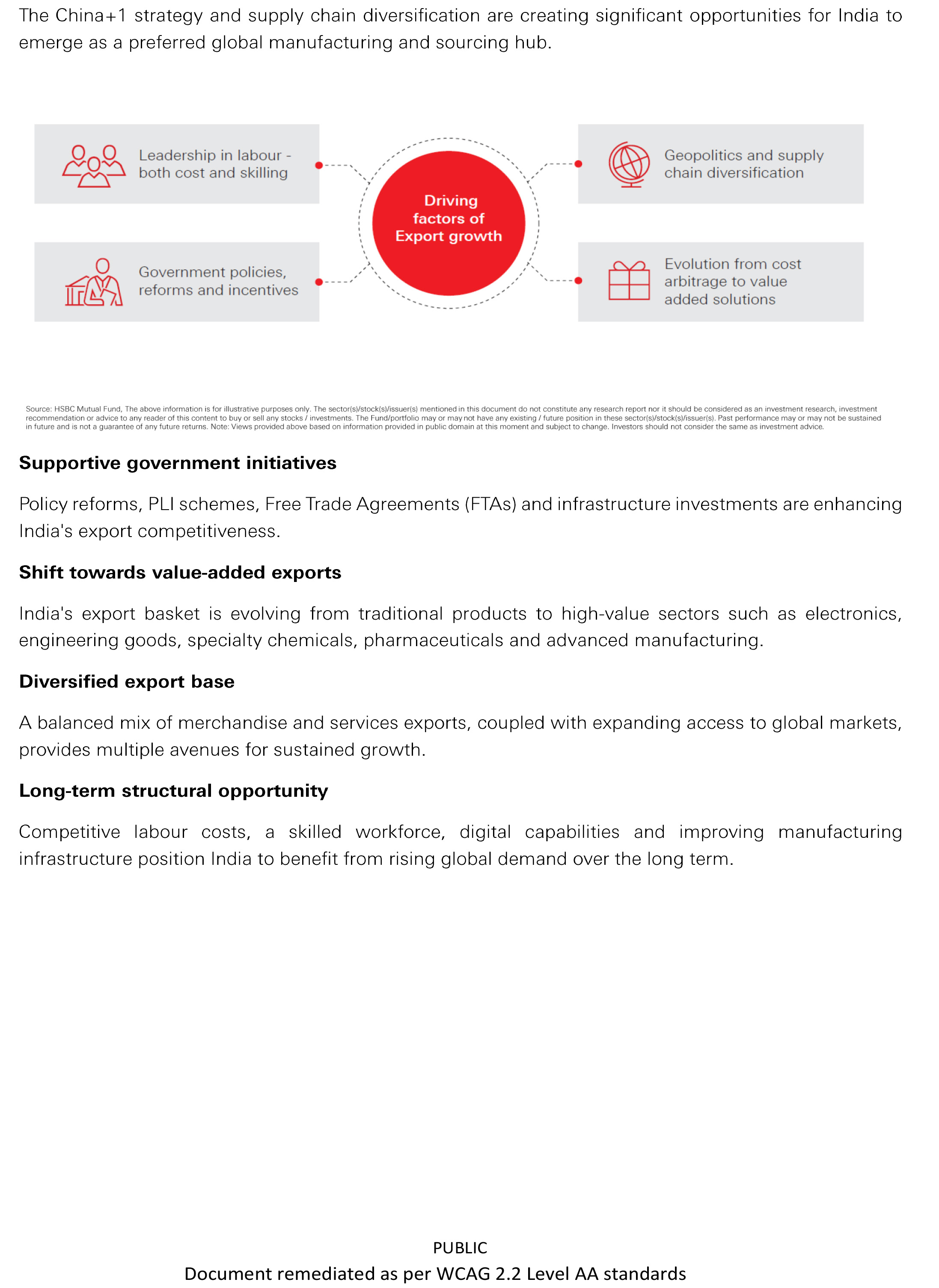 HSBC India Export Opportunities Fund - Delivered an XIRR of 18.91 per cent in one year