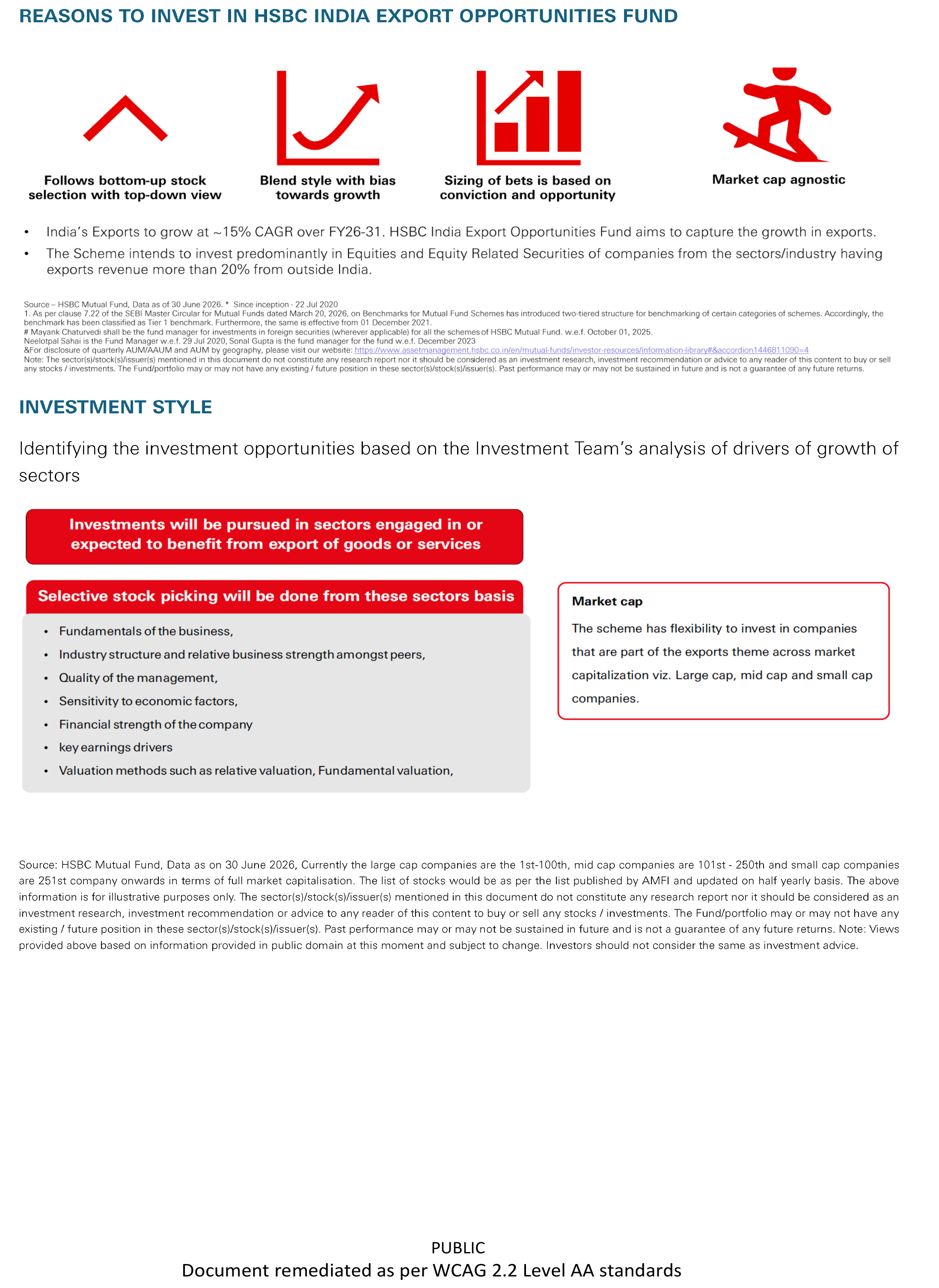 HSBC India Export Opportunities Fund - Delivered an XIRR of 18.91 per cent in one year