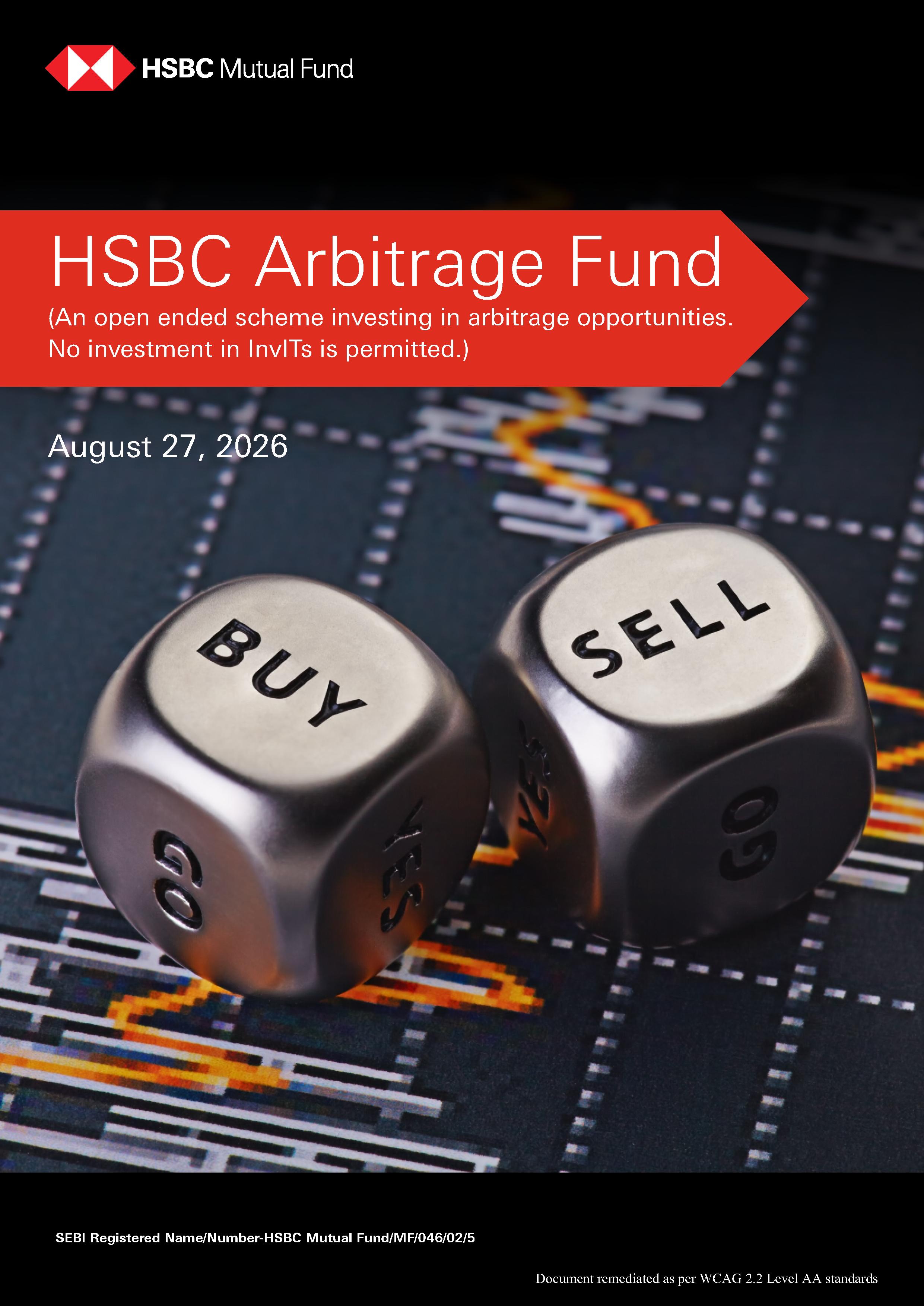 Product Note - HSBC Arbitrage Fund - Aug 27, 2026