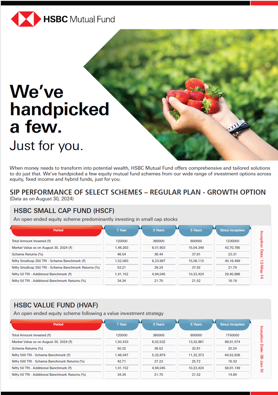 Hsbc Fund Risk Ranking Fund Infographics