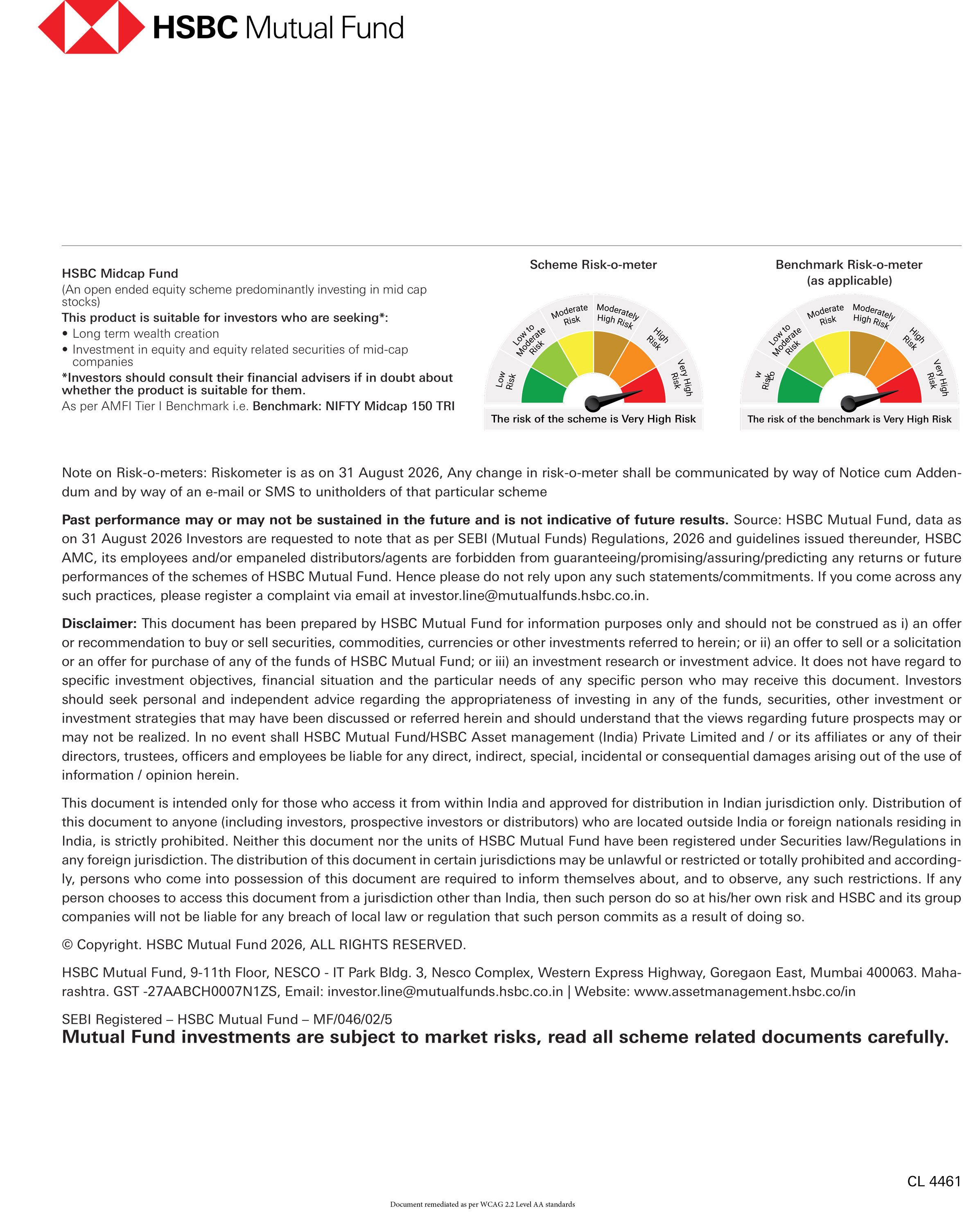  HSBC Midcap Fund - Small beginnings, Long-term wealth creation